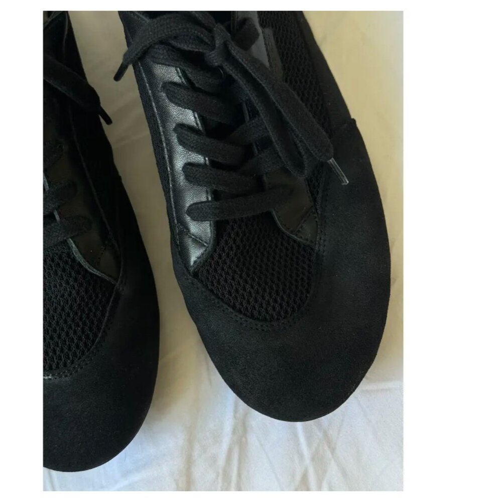 The Row - Bonnie Low Top Lace Up Sneakers - Black - Picture 8 of 8